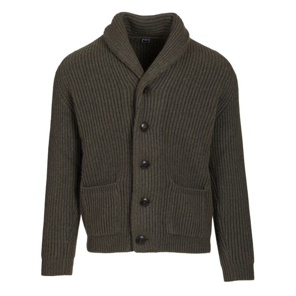 Fedeli Men Cashmere Shawl Cardigan